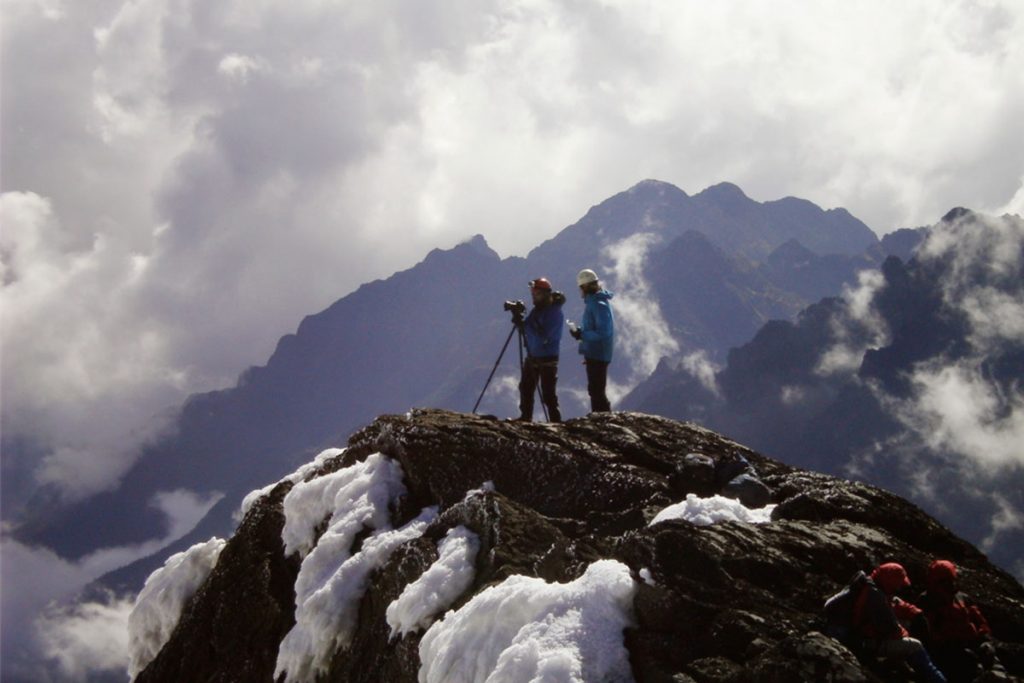 on top of mountain rwenzori