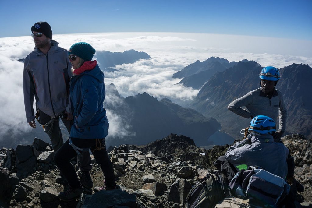 hiking mountain rwenzori